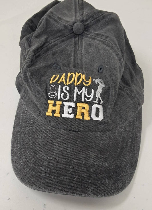 Daddy is My Hero Ball Cap