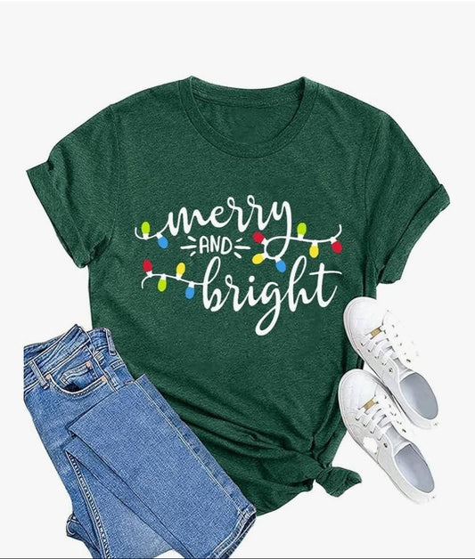 Women's Merry and Bright T-Shirt