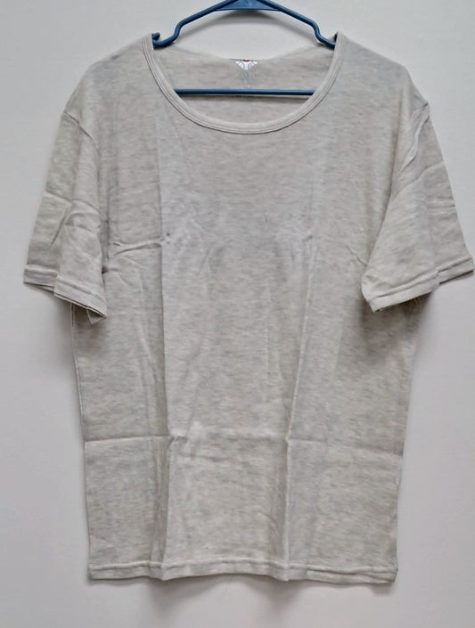 Women's Short Sleeve Top-Heathered Grey