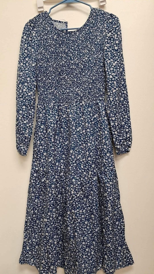 Women's Long Sleeve Cottage Core Midi Dress