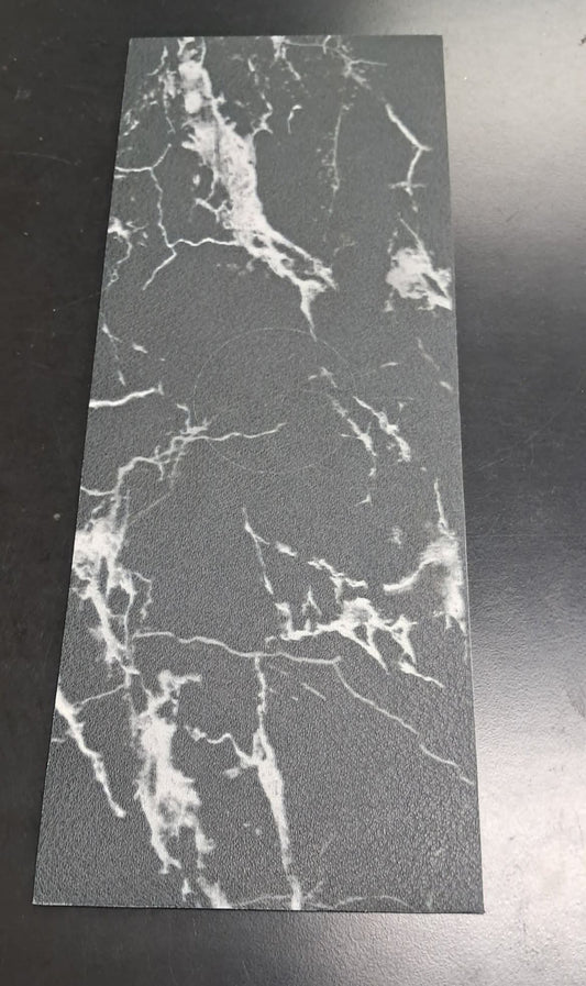 Sink Splash Guard Faucet Mat- Cloudy Black Marble