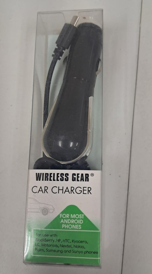 Wireless Gear Car Charger-Micro USB