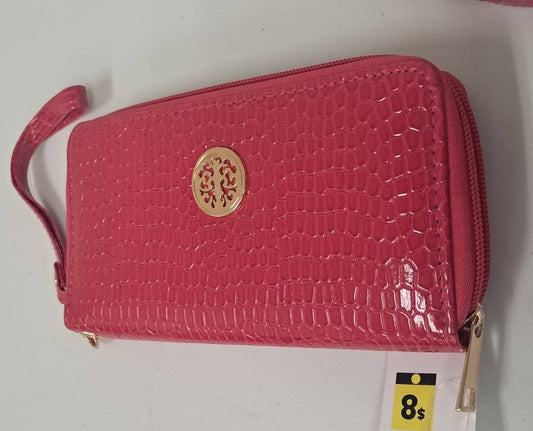 Women's Zipper Wallet Pink