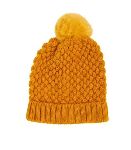 Ladies Pom Pom Beanie