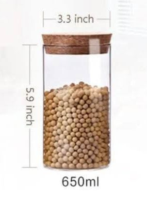 Air Tight Glass Storage Jar