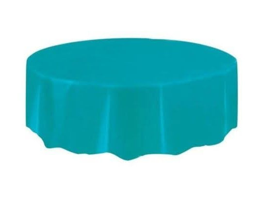 Round Tablecovers- Set of 6- Teal