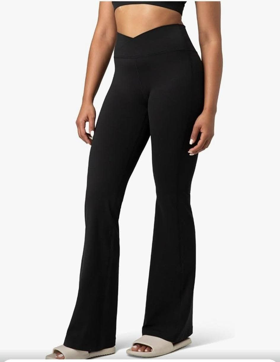 Women's DreamLux Crossover Flare Leggings