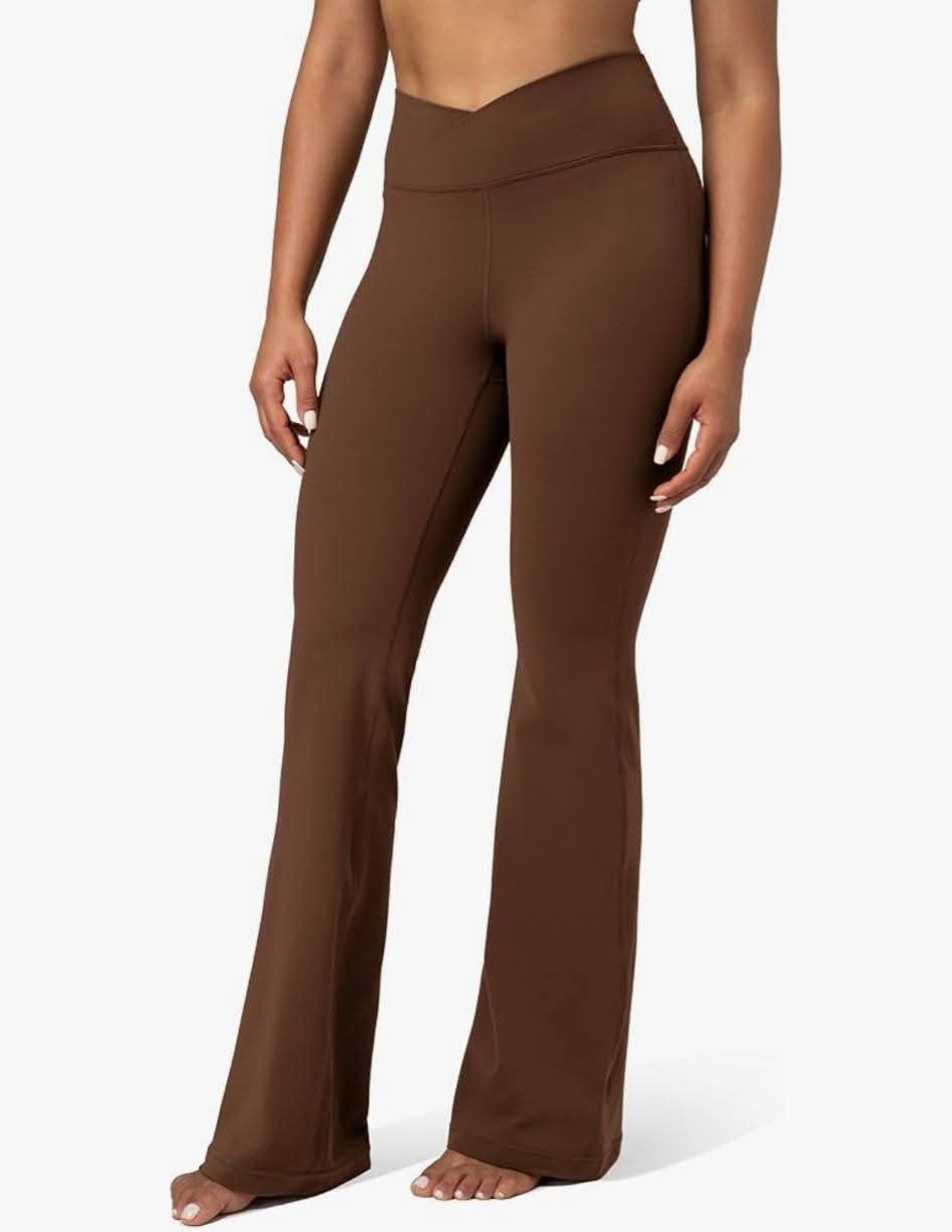 Women's DreamLux Crossover Flare Leggings