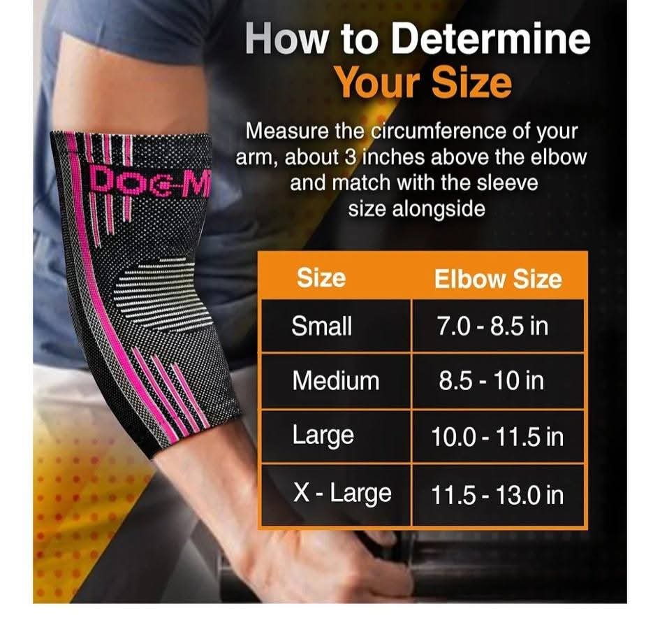 Doc Millrt Elbow Compression Sleeve-Medium