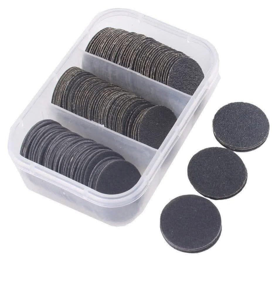 25mm Sandpaper Discs for Pedicure/Manicures