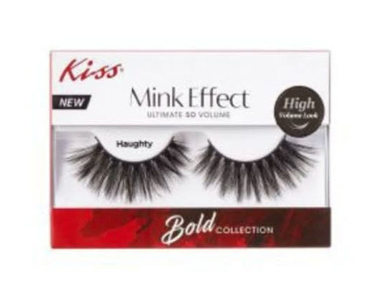 Kiss Mink Effect Bold Collection Eyelashes-Set of 3