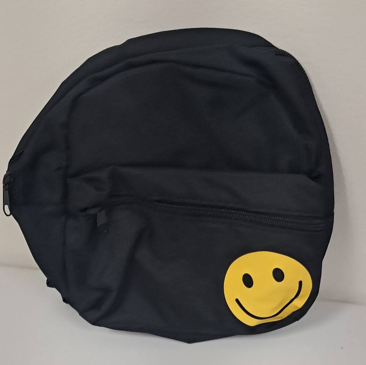 Mini Backpack- Set of 2 Black with Smiley
