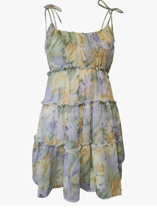 Women's Spaghetti Strap Sun Dress