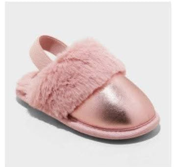 Girls Slip on Slippers- Pink