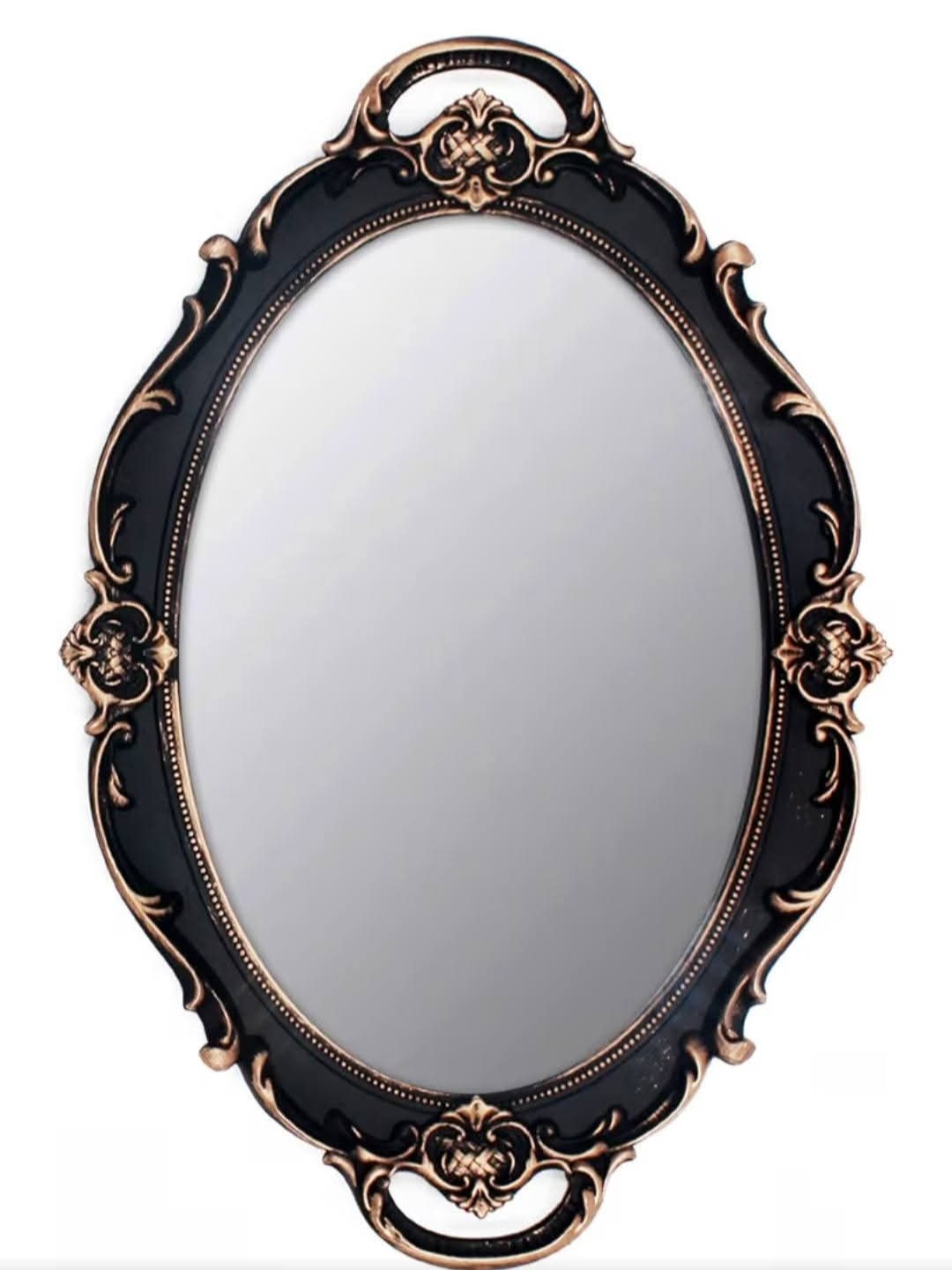 Vintage Style Wall Mirror- Brown