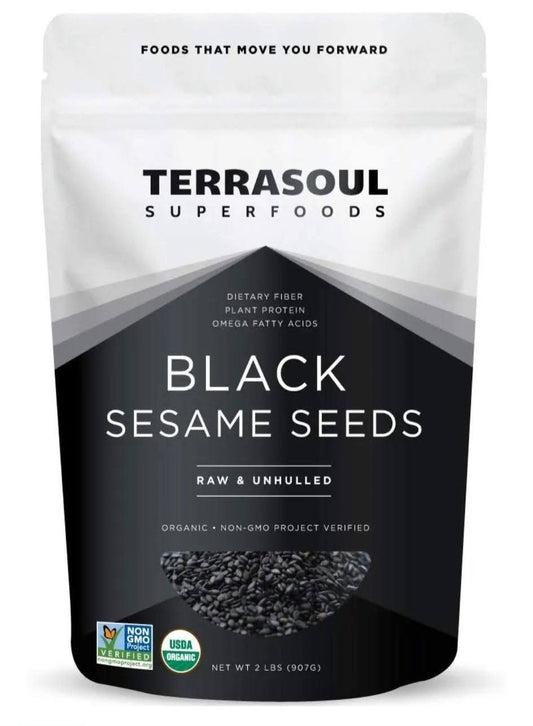 Terrasoul Superfoods Organic Black Sesame Seeds