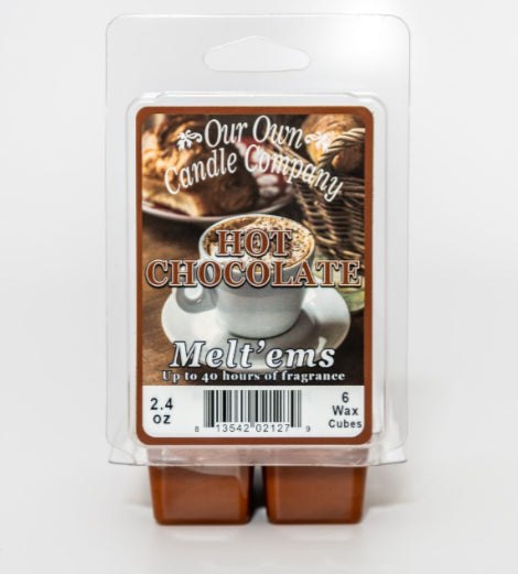 Hot Chocolate Melt’ems Wax Melts Our Own Candle Company