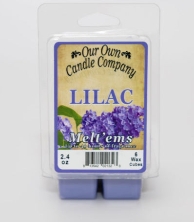 Lilac Melt’ems Wax Melts Our Own Candle Company