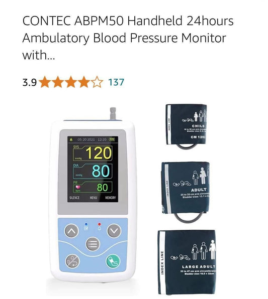 ABPM50 Handhold ambulatory blood pressure monitor