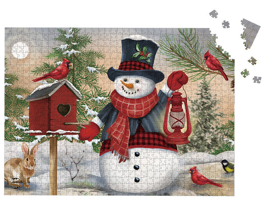 Snowman and Friends 1000 piece Jigsaw Puzzle