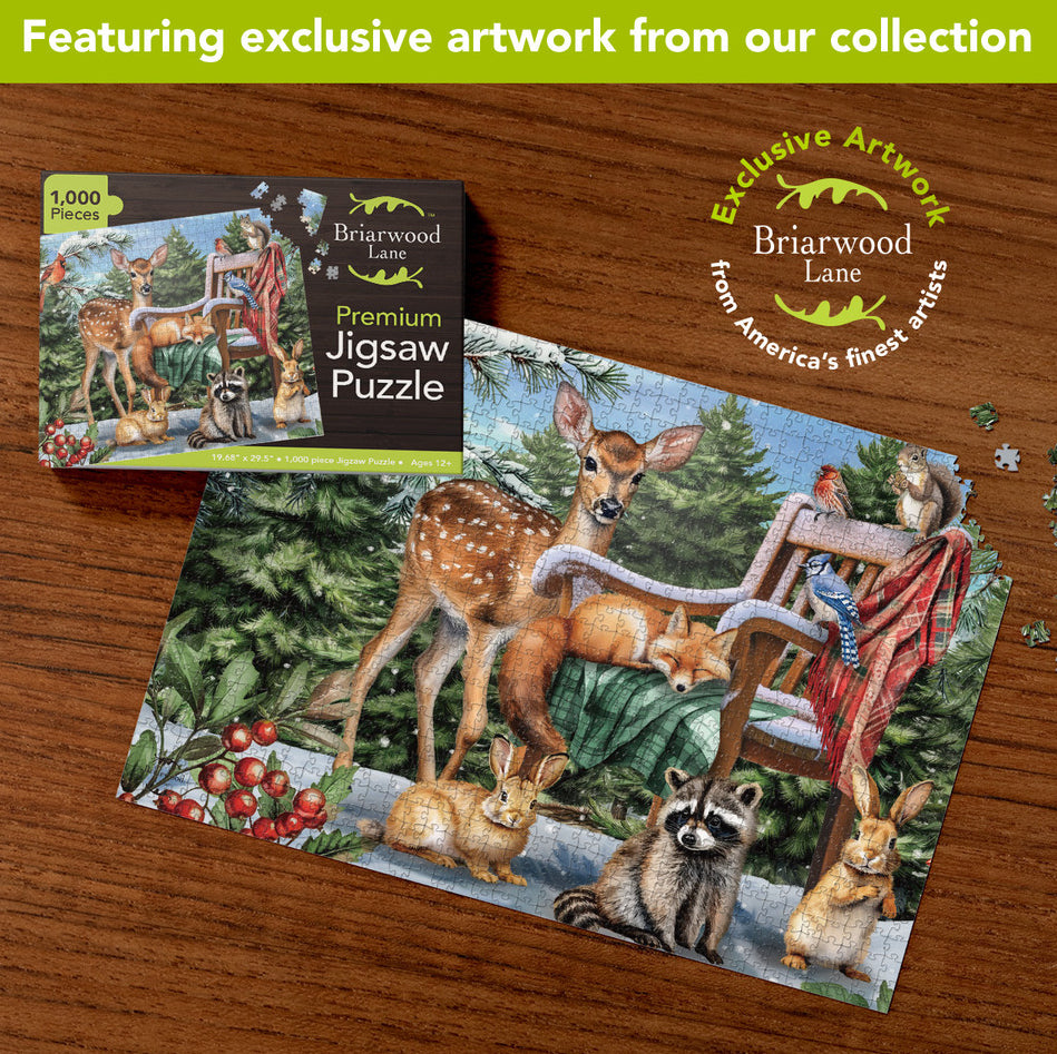 Snow Day Friends 1000 piece Jigsaw Puzzle
