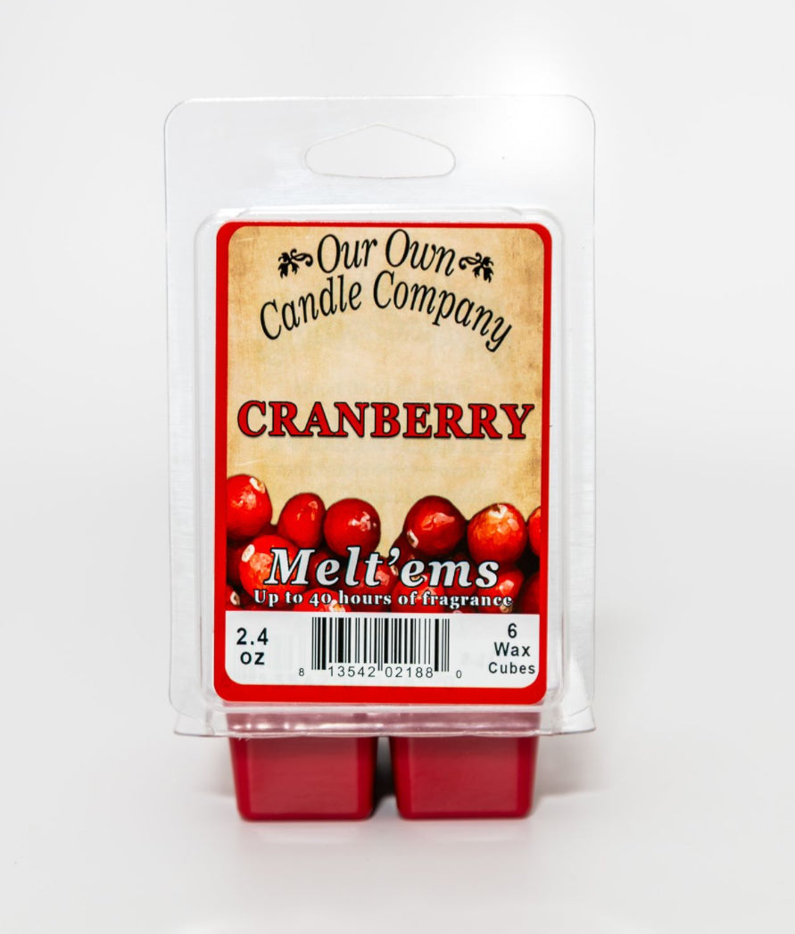 Cranberry Melt’ems Wax Melts Our Own Candle Company