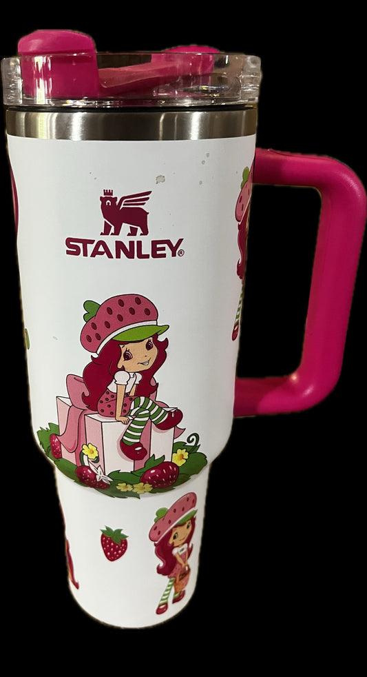 Strawberry Shortcake Stanley Quencher H2.0 Flowstate 40 oz Tumbler