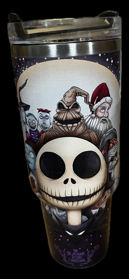 Nightmare Before Christmas NBC Stanley Quencher H2.0 Flowstate 40 oz Tumbler Jack Skellington