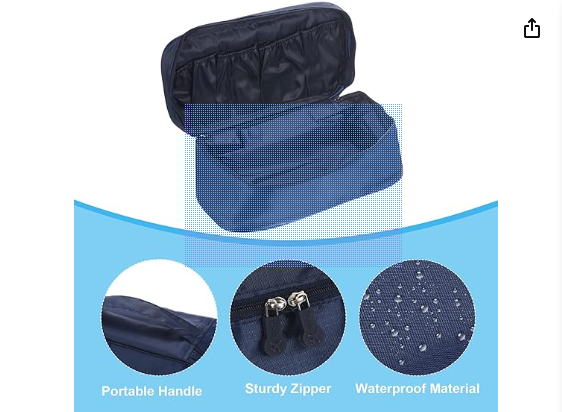 Portable Storage Bag for Travel-Navy
