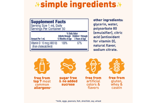 Enfamil Vitamins D Drops