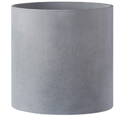 Modern Planter Pot- 8 Inch Gray