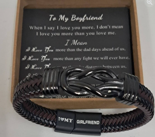 To My Boyfriend Bracelet