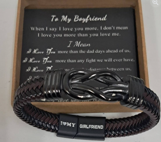 To My Boyfriend Bracelet