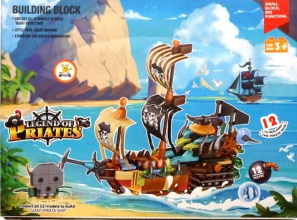 Legends of Pirate Building Block Set
