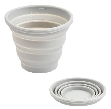 Silicone Collapsible Cups with Lids