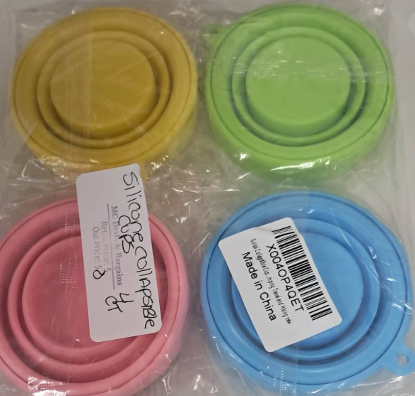 Silicone Collapsible Cups with Lids