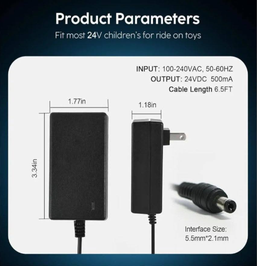 12 Volt Charger for Kids Ride On Toys