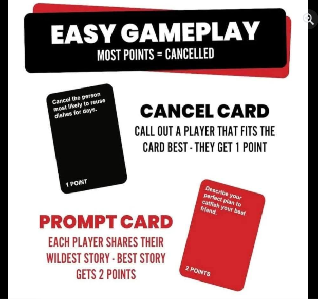 Cancelled Card Game