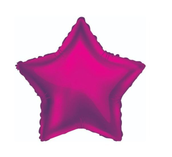 Holographic Star Ballons- Set of 3- Pink