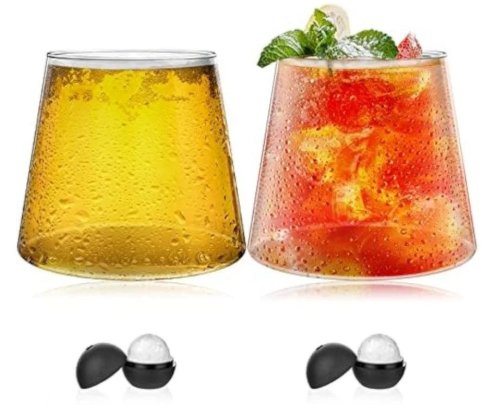 Mount Fuji Beer Glasses- Set of 2