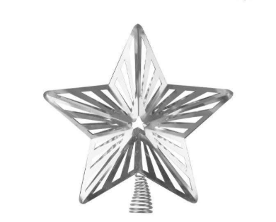 Metal Tree Topper Star