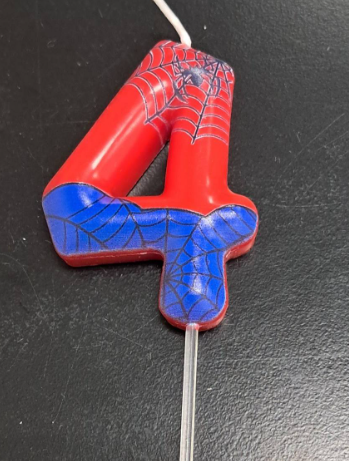 Spiderman Number Birthday Candles