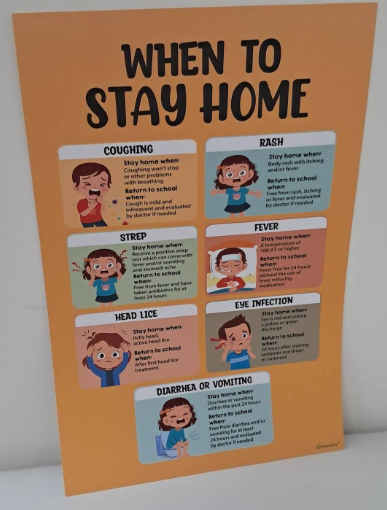 Decorably Set of 20 Health Posters for School