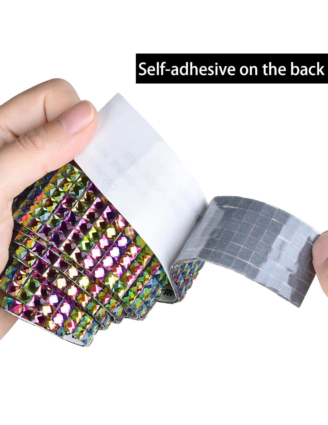 5mm Multi Colored Self Adhesive Rhinestone Tiles