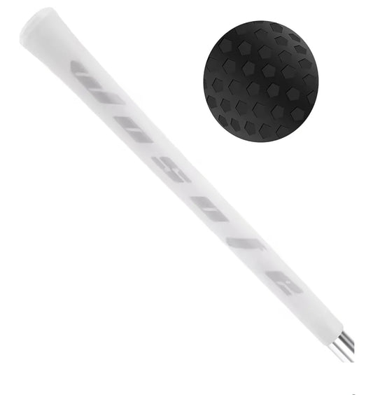 Golf Club Grip-White/Silver