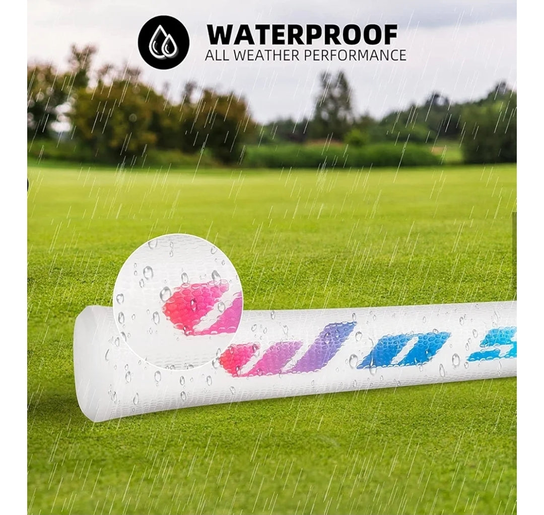 Golf Club Grip-White/Silver