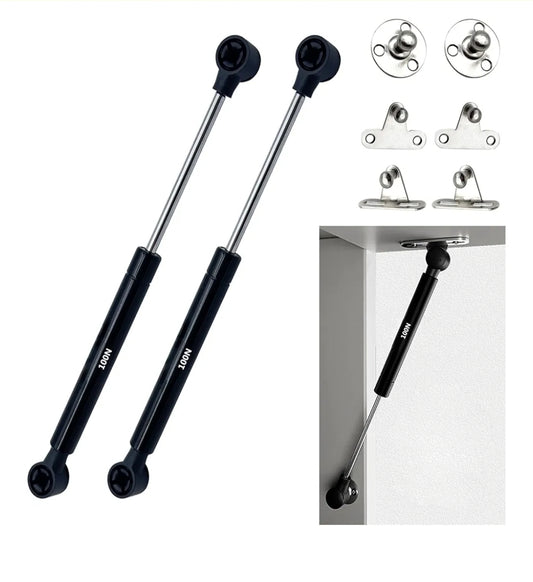Gas Strut/Spring Hinge for Cabinet Doors set of 4