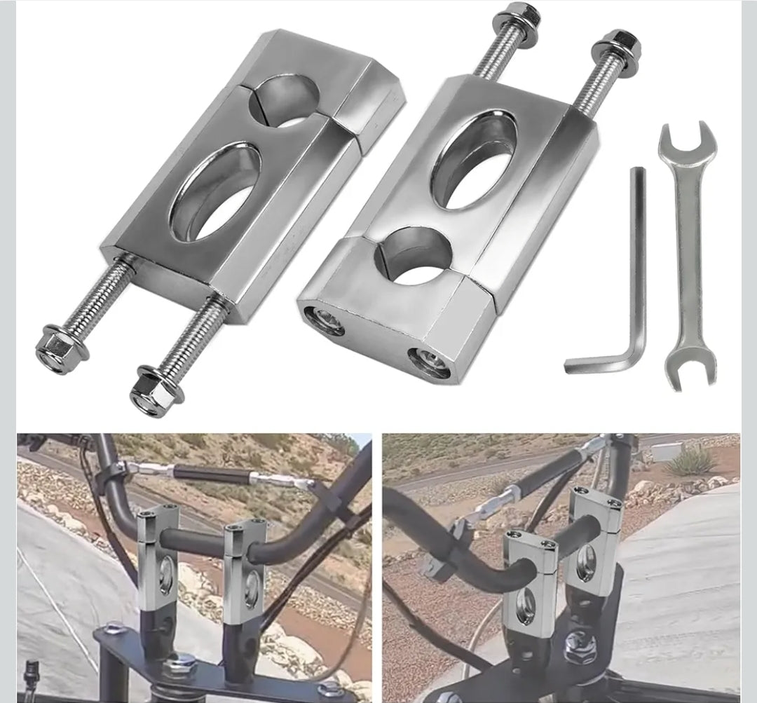 Handlebar Mount Clamp Risers for Dirt Bike