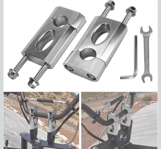 Handlebar Mount Clamp Risers for Dirt Bike