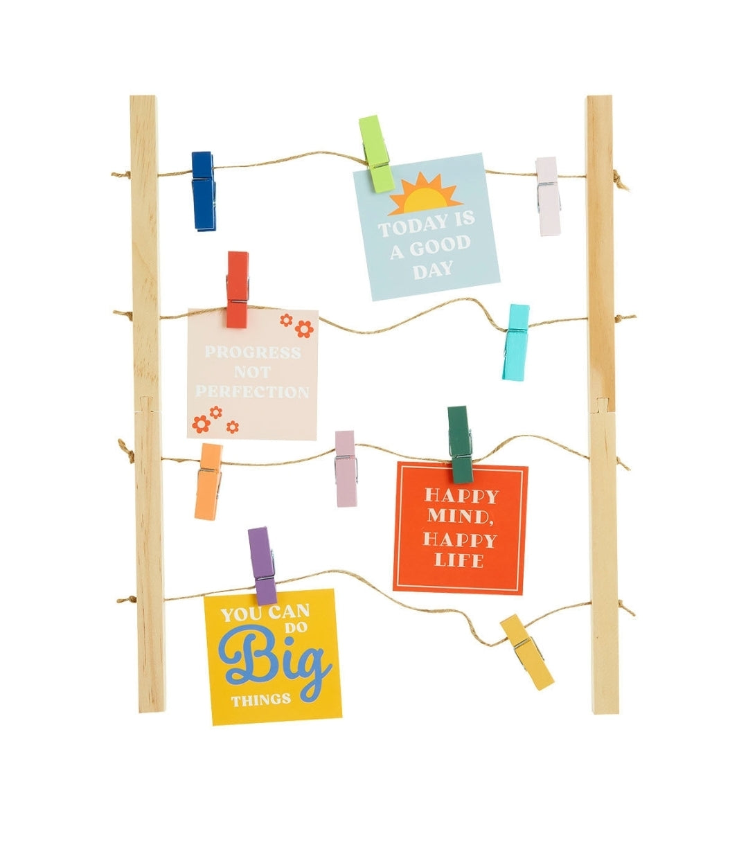 Photo Hanger with Inspirational Cards